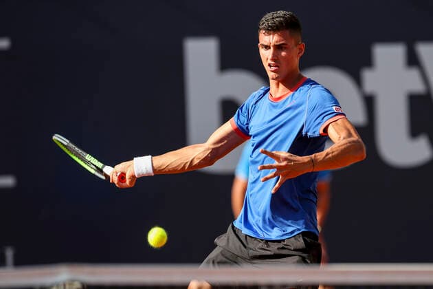 TENNIS - ATP, Tennis Herren Generali Open 2021 KITZBUEHEL,AUSTRIA,27.JUL.21 - TENNIS - ATP World Tour, Generali Open. Image shows Alexander Erler (AUT).  GEPAxpictures xPatrickxSteiner
