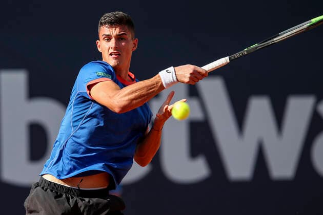 TENNIS - ATP, Tennis Herren Generali Open 2021 KITZBUEHEL,AUSTRIA,27.JUL.21 - TENNIS - ATP World Tour, Generali Open. Image shows Alexander Erler (AUT).  GEPAxpictures xPatrickxSteiner