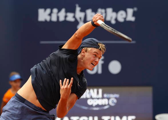 Holger Rune Tennis Generali Open Kitzbuehel 2020 ATP 250 Kitzbuehler Tennis Club Kitzbuehel Tirol Austria 27 July 2021 Copyright: xJuergenxHasenkopfx