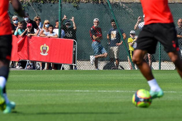 Entrainement de l OGC Nice au Centre d Entrainement et de Formation de l OGC Nice. FOOTBALL : Entrainement de l OGC Nice - 28 07 2021 LionelUrman Panoramic 
