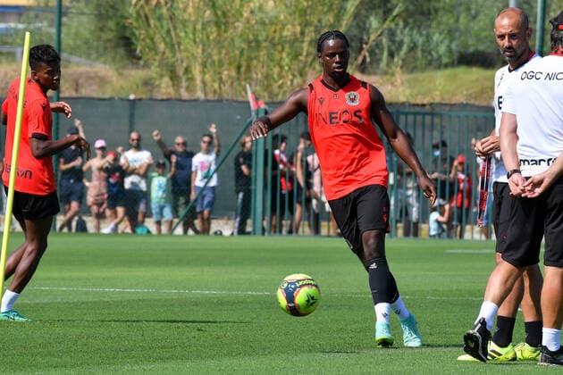 Entrainement de l OGC Nice au Centre d Entrainement et de Formation de l OGC Nice. FOOTBALL : Entrainement de l OGC Nice - 28 07 2021 LionelUrman Panoramic 