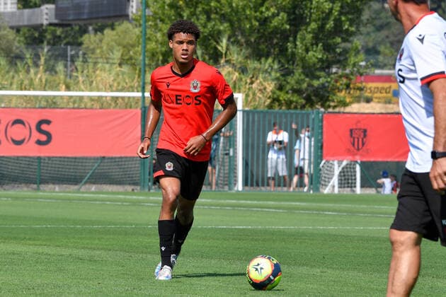 Entrainement de l OGC Nice au Centre d Entrainement et de Formation de l OGC Nice. FOOTBALL : Entrainement de l OGC Nice - 28 07 2021 LionelUrman Panoramic 