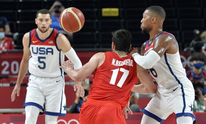 Tokyo 2020 in 2021, Basketball, USA - Iran
