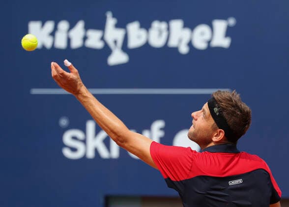 Filip Krajinovic Tennis Generali Open Kitzbuehel 2020 ATP 250 Kitzbuehler Tennis Club Kitzbuehel Tirol Austria 28 July 2021 Copyright: xJuergenxHasenkopfx