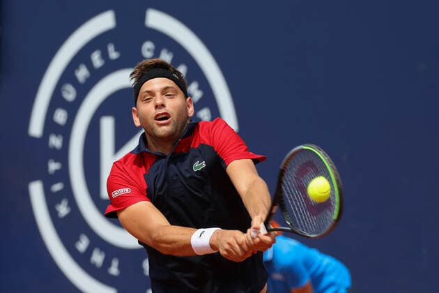 Filip Krajinovic Tennis Generali Open Kitzbuehel 2020 ATP 250 Kitzbuehler Tennis Club Kitzbuehel Tirol Austria 28 July 2021 Copyright: xJuergenxHasenkopfx