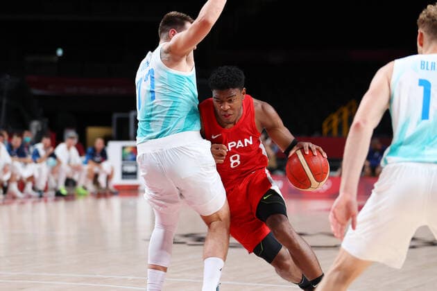 Rui Hachimura (JPN), JULY 29, 2021 - Basketball : Men s Preliminary Round Group C match between Slovenia 116-81 Japan during the Tokyo 2020 Olympic Games, Olympische Spiele, Olympia, OS at the Saitama Super Arena in Saitama, Japan. Noxthirdxpartyxsales  (165794676)