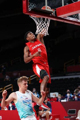 Rui Hachimura (JPN), JULY 29, 2021 - Basketball : Men s Preliminary Round Group C match between Slovenia 116-81 Japan during the Tokyo 2020 Olympic Games, Olympische Spiele, Olympia, OS at the Saitama Super Arena in Saitama, Japan. Noxthirdxpartyxsales  (165794717)