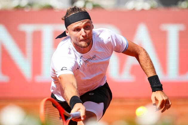 TENNIS - ATP, Tennis Herren Generali Open 2021 KITZBUEHEL,AUSTRIA,29.JUL.21 - TENNIS - ATP World Tour, Generali Open. Image shows Jozef Kovalik (SVK).  GEPAxpictures xPatrickxSteiner
