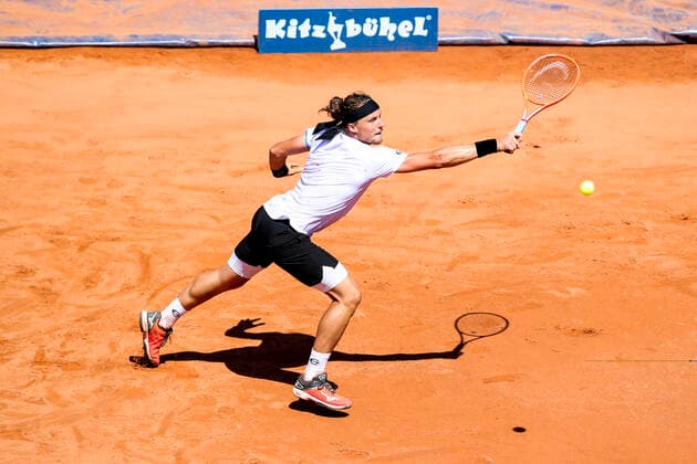 TENNIS - ATP, Tennis Herren Generali Open 2021 KITZBUEHEL,AUSTRIA,29.JUL.21 - TENNIS - ATP World Tour, Generali Open. Image shows Jozef Kovalik (SVK).  GEPAxpictures xPatrickxSteiner
