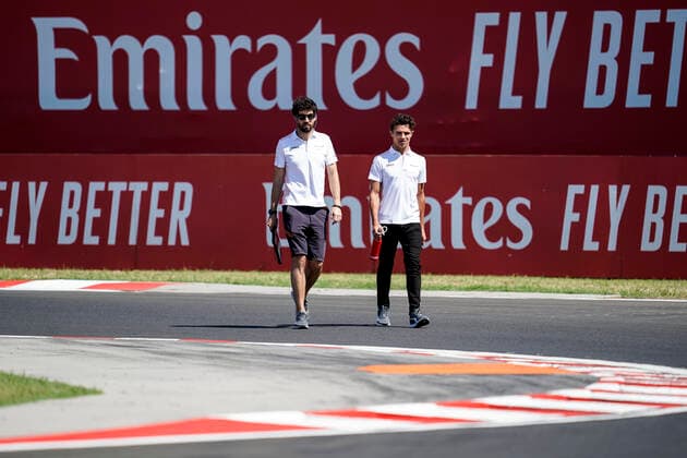 July 29, 2021, Mogyorod, Hungary: LANDO NORRIS of Great Britain and McLaren F1 Team is seen during preparations of the 2021 FIA Formula 1 Hungarian Grand Prix at the Hungaroring in Mogyorod near Budapest, Hungary. Mogyorod Hungary - ZUMAg147 20210729_zap_g147_018 Copyright: xJamesxGasperottix