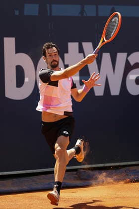 Gianluca Mager ITA Tennis Generali Open Kitzbuehel 2020 ATP 250 Kitzbuehler Tennis Club Kitzbuehel Tirol Austria 29 July 2021 Copyright: xJuergenxHasenkopfx
