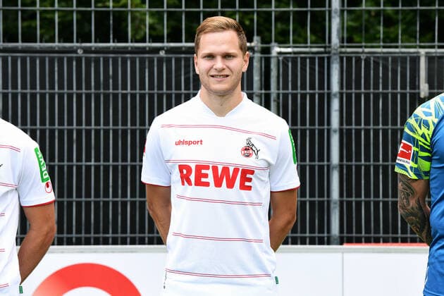 Benno Schmitz 1 FC Köln 1 BL, portrait date 2021 2022
