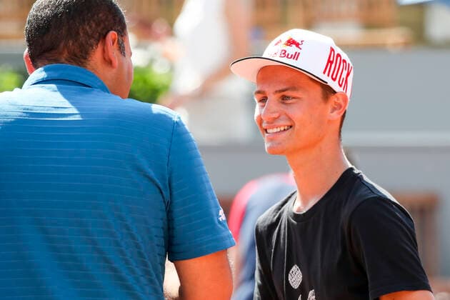 TENNIS - ATP, Tennis Herren Generali Open 2021 KITZBUEHEL,AUSTRIA,29.JUL.21 - TENNIS - ATP World Tour, Generali Open. Image shows Johannes Lamparter (AUT).  GEPAxpictures xPatrickxSteiner