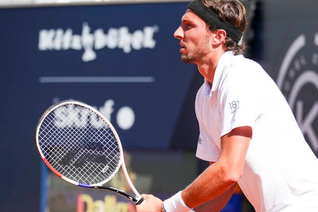 TENNIS - ATP, Tennis Herren Generali Open 2021 KITZBUEHEL,AUSTRIA,29.JUL.21 - TENNIS - ATP World Tour, Generali Open. Image shows Arthur Rinderknech (FRA).  GEPAxpictures xPatrickxSteiner