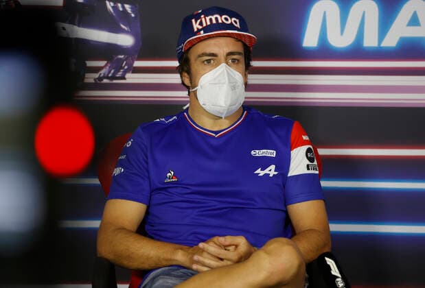 F1 Grand Prix of Hungary 14 Fernando Alonso (ESP, Alpine F1 Team), F1 Grand Prix of Hungary at Hungaroring on July 29, 2021 in Budapest, Hungary. (Photo by Florion Goga REUTERS FIA Pool via HOCH ZWEI) Budapest Hungary Poolfoto HOCH ZWEI Pool REUTERS ,EDITORIAL USE ONLY