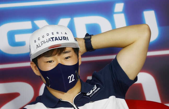 F1 Grand Prix of Hungary 22 Yuki Tsunoda (JPN, Scuderia AlphaTauri Honda), F1 Grand Prix of Hungary at Hungaroring on July 29, 2021 in Budapest, Hungary. (Photo by Florion Goga REUTERS FIA Pool via HOCH ZWEI) Budapest Hungary Poolfoto HOCH ZWEI Pool Pool via REUTERS ,EDITORIAL USE ONLY