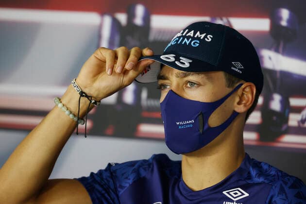 F1 Grand Prix of Hungary 63 George Russell (GBR, Williams Racing), F1 Grand Prix of Hungary at Hungaroring on July 29, 2021 in Budapest, Hungary. (Photo by Florion Goga REUTERS FIA Pool via HOCH ZWEI) Budapest Hungary Poolfoto HOCH ZWEI Pool REUTERS ,EDITORIAL USE ONLY