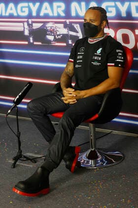 F1 Grand Prix of Hungary 44 Lewis Hamilton (GBR, Mercedes-AMG Petronas F1 Team), F1 Grand Prix of Hungary at Hungaroring on July 29, 2021 in Budapest, Hungary. (Photo by Florion Goga REUTERS FIA Pool via HOCH ZWEI) Budapest Hungary Poolfoto HOCH ZWEI Pool REUTERS ,EDITORIAL USE ONLY