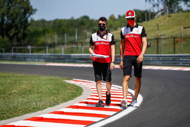 GIOVINAZZI Antonio (ita), Alfa Romeo Racing ORLEN C41, portrait track walk during the Formula 1 Magyar Nagydij 2021, Hungarian Grand Prix, 11th round of the 2021 FIA Formula One World Championship, WM, Weltmeisterschaft from July 30 to August 1, 2021 on the Hungaroring, in Mogyorod, near Budapest, Hungary - FORMULE 1 : Grand prix d Hongrie - Preparation - Budapest - 29 07 2021 DPPI Panoramic 