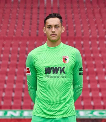 Daniel Klein Goalkeeper FC Augsburg 1907 1 BL, portrait date 2021 2022,