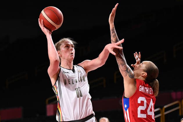 Tokyo 2020 in 2021, Basketball, Women, Belgium - Puerto Rico