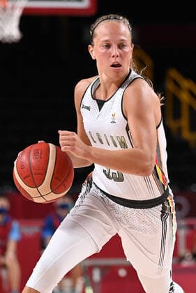 Belgian Cats Julie Allemand pictured in action during a basketball game between Belgium s Belgian Cats and Puerto Rico, in the women s preliminary round group C, on the eighth day of the Tokyo 2020 Olympic Games, Olympische Spiele, Olympia, OS in Tokyo, Japan on Friday 30 July 2021. The postponed 2020 Summer Olympics are taking place from 23 July to 8 August 2021. ROBxWALBERS  x3049875x