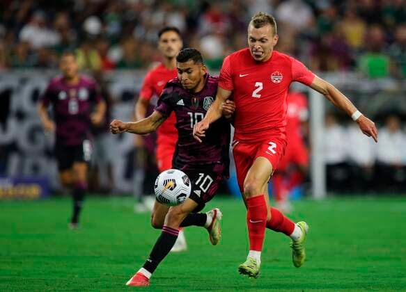 Football, CONCACAF Gold Cup, Mexico - Qatar