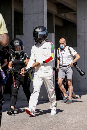 Angela Cullen GBR, Mercedes AMG Petronas F1 Team , 44 Lewis Hamilton GBR, Mercedes AMG Petronas F1 Team , F1 Grand Prix of Hungary at Hungaroring on July 30, 2021 in Budapest, Hungary Photo by HOCH ZWEI Budapest Hungary