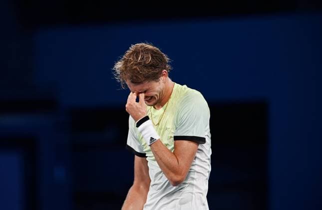 Tokyo 2020 Olympics, Olympic Tennis Event Alexander Zverev GER Photo Sportfoto Zimmer Daniel Kopatsch Tokyo 2020 Olympics