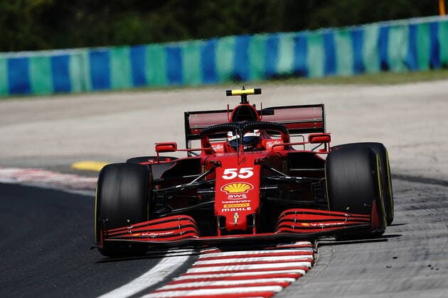 Formula 1 Grand Prix Hungarian Grand Prix 2021 30 07 2021, Hungaroring, Budapest, Formula 1 Grand Prix Hungarian Grand Prix 2021, in the picture Carlos Sainz Jr ESP 55 , Scuderia Ferrari Mission Winnow nordphotoxGmbHx xBratic nph00250