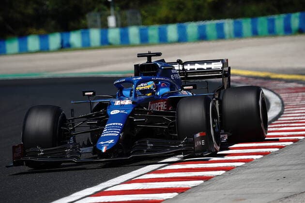 Formula 1 Grand Prix Hungarian Grand Prix 2021 30 07 2021, Hungaroring, Budapest, Formula 1 Grand Prix Hungarian Grand Prix 2021, in the picture Fernando Alonso ESP 14 , Alpine F1 Team nordphotoxGmbHx xBratic nph00250
