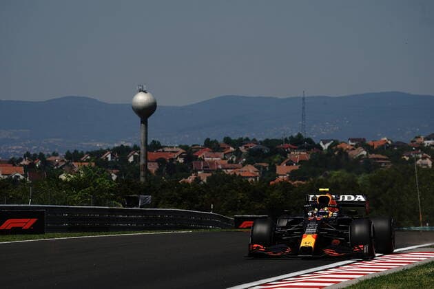 Formula 1 Grand Prix Hungarian Grand Prix 2021 30 07 2021, Hungaroring, Budapest, Formula 1 Grand Prix Hungarian Grand Prix 2021, in picture Sergio Perez MEX 11 , Red Bull Racing Honda nordphotoxGmbHx xBratic nph00250