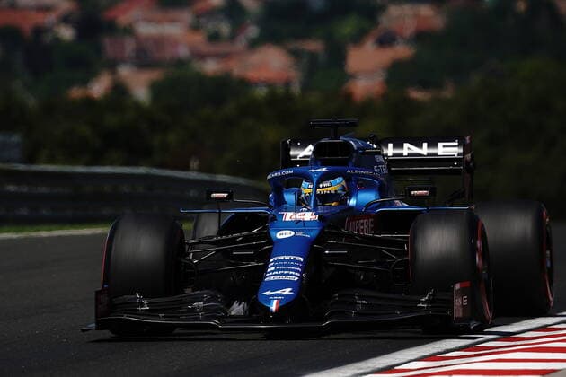 Formula 1 Grand Prix Hungarian Grand Prix 2021 30 07 2021, Hungaroring, Budapest, Formula 1 Grand Prix Hungarian Grand Prix 2021, in the picture Fernando Alonso ESP 14 , Alpine F1 Team nordphotoxGmbHx xBratic nph00250