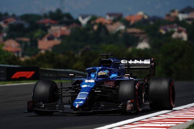 Formula 1 Grand Prix Hungarian Grand Prix 2021 30 07 2021, Hungaroring, Budapest, Formula 1 Grand Prix Hungarian Grand Prix 2021, in the picture Fernando Alonso ESP 14 , Alpine F1 Team nordphotoxGmbHx xBratic nph00250