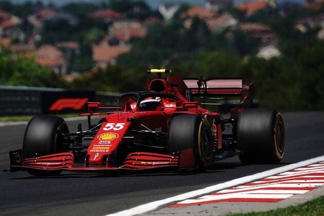 Formula 1 Grand Prix Hungarian Grand Prix 2021 30 07 2021, Hungaroring, Budapest, Formula 1 Grand Prix Hungarian Grand Prix 2021, in the picture Carlos Sainz Jr ESP 55 , Scuderia Ferrari Mission Winnow nordphotoxGmbHx xBratic nph00250