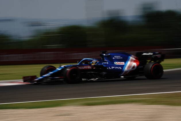Formula 1 Grand Prix Hungarian Grand Prix 2021 30 07 2021, Hungaroring, Budapest, Formula 1 Grand Prix Hungarian Grand Prix 2021, in the picture Fernando Alonso ESP 14 , Alpine F1 Team nordphotoxGmbHx xBratic nph00250