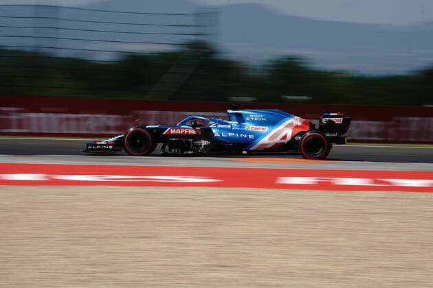 Formula 1 Grand Prix Hungarian Grand Prix 2021 30 07 2021, Hungaroring, Budapest, Formula 1 Grand Prix Hungarian Grand Prix 2021, in the picture Fernando Alonso ESP 14 , Alpine F1 Team nordphotoxGmbHx xBratic nph00250