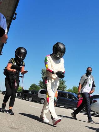 Formula 1 Grand Prix Hungarian Grand Prix 2021 30 07 2021, Hungaroring, Budapest, Formula 1 Grand Prix Hungarian Grand Prix 2021, pictured Lewis Hamilton GBR 44 , Mercedes AMG Petronas Formula One Team arrives at the track on a motorbike nordphotoxGmbHx xBratic nph00250