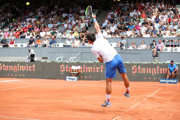 TENNIS - ATP, Tennis Herren Generali Open 2021 KITZBUEHEL,AUSTRIA,30.JUL.21 - TENNIS - ATP World Tour, Generali Open. Image shows Pedro Martinez (ESP).  GEPAxpictures xPatrickxSteiner