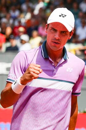 TENNIS - ATP, Tennis Herren Generali Open 2021 KITZBUEHEL,AUSTRIA,30.JUL.21 - TENNIS - ATP World Tour, Generali Open. Image shows the rejoicing of Daniel Altmaier (GER).  GEPAxpictures xPatrickxSteiner