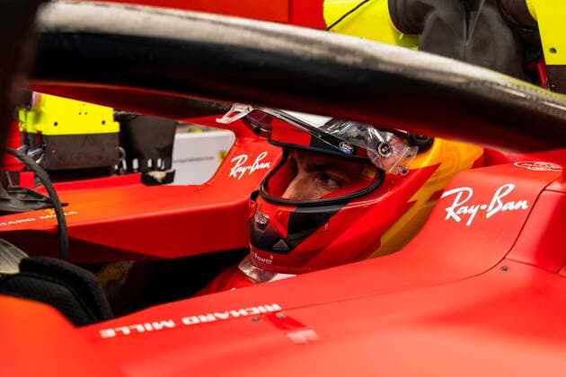 F1 Grand Prix of Hungary 55 Carlos Sainz (ESP, Scuderia Ferrari Mission Winnow), F1 Grand Prix of Hungary at Hungaroring on July 30, 2021 in Budapest, Hungary. (Photo by COLOMBO IMAGES FIA Pool via HOCH ZWEI) Budapest Hungary Poolfoto HOCH ZWEI Pool COLOMBO IMAGES ,EDITORIAL USE ONLY