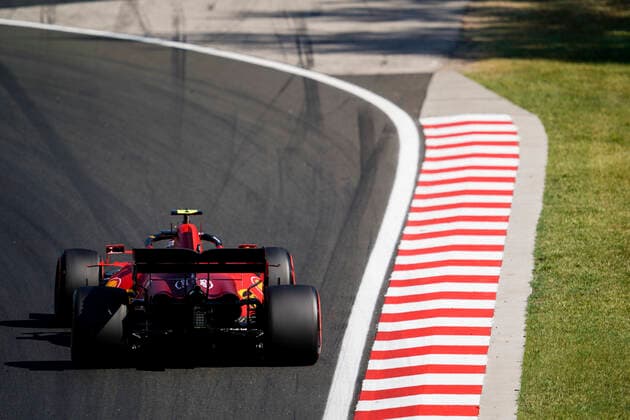 July 30, 2021, Mogyorod, Hungary: CARLOS SAINZ Jr of Spain and Scuderia Ferrari drives during practice of the 2021 FIA Formula 1 Hungarian Grand Prix at the Hungaroring in Mogyorod near Budapest, Hungary. Mogyorod Hungary - ZUMAg147 20210730_zap_g147_017 Copyright: xJamesxGasperottix