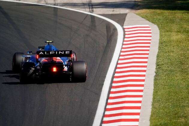 July 30, 2021, Mogyorod, Hungary: ESTEBAN OCON of France and Alpine F1 Team drives during practice of the 2021 FIA Formula 1 Hungarian Grand Prix at the Hungaroring in Mogyorod near Budapest, Hungary. Mogyorod Hungary - ZUMAg147 20210730_zap_g147_019 Copyright: xJamesxGasperottix