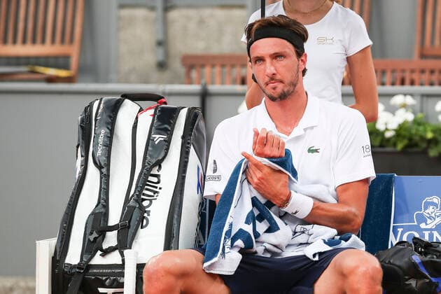 TENNIS - ATP, Tennis Herren Generali Open 2021 KITZBUEHEL,AUSTRIA,30.JUL.21 - TENNIS - ATP World Tour, Generali Open. Image shows Arthur Rinderknech (FRA).  GEPAxpictures xPatrickxSteiner
