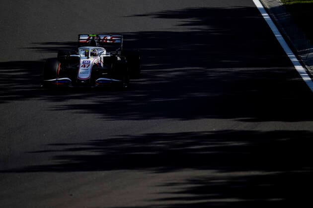 July 30, 2021, Mogyorod, Hungary: MICK SCHUMACHER of Germany and Haas F1 Team drives during practice of the 2021 FIA Formula 1 Hungarian Grand Prix at the Hungaroring in Mogyorod near Budapest, Hungary. Mogyorod Hungary - ZUMAg147 20210730_zap_g147_041 Copyright: xJamesxGasperottix