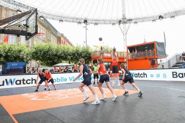 3×3 German Championship 2021, 30 07 2021 U18 preliminary round matches 3×3 German Championship 2021 30 07 2021 in Düsseldorf, Germany. Copyright: xBEAUTIFULxSPORTS KennyxBeelex