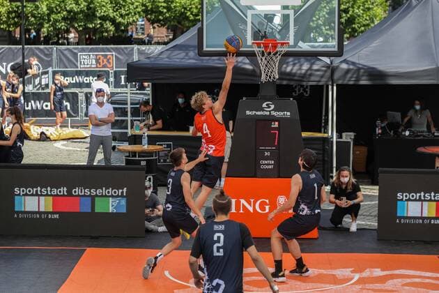 3×3 German Championship 2021, 30.07.2021 U18 Vorrundenspiele - 3×3 German Championship 2021 30.07.2021 in Düsseldorf. Copyright: xBEAUTIFULxSPORTS KennyxBeelex