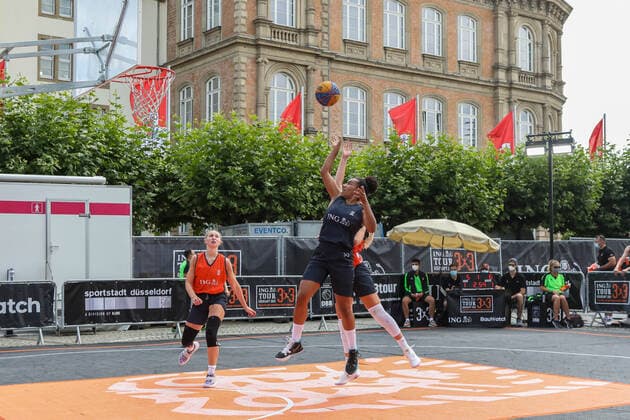 3×3 German Championship 2021, 30.07.2021 U18 Vorrundenspiele - 3×3 German Championship 2021 30.07.2021 in Düsseldorf. Copyright: xBEAUTIFULxSPORTS KennyxBeelex