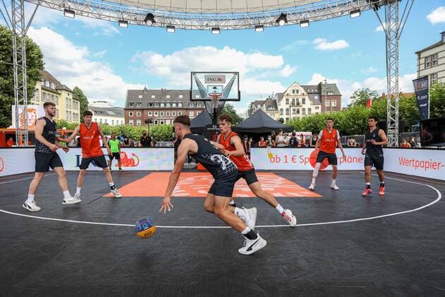 3×3 German Championship 2021, 30.07.2021 U18 Vorrundenspiele - 3×3 German Championship 2021 30.07.2021 in Düsseldorf. Copyright: xBEAUTIFULxSPORTS KennyxBeelex