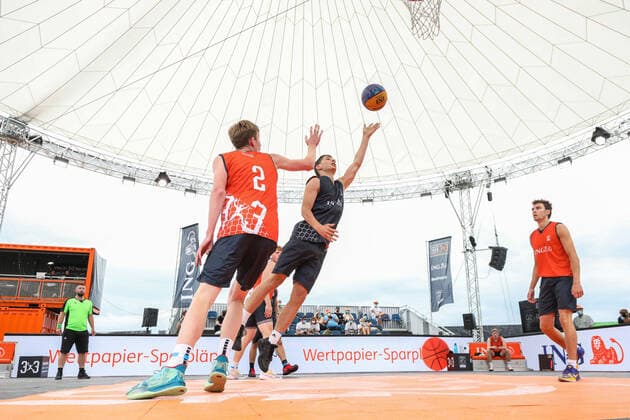3×3 German Championship 2021, 30.07.2021 U18 Vorrundenspiele - 3×3 German Championship 2021 30.07.2021 in Düsseldorf. Copyright: xBEAUTIFULxSPORTS KennyxBeelex